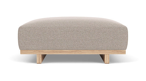 Aya Footrest, Agnes Brown - Sofa Company