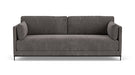 CHILL Sleeper Sofa by SLS, Danny Steel Grey, Black Metal Legs - Sofa Company