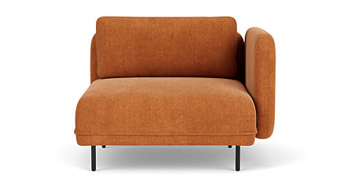 Ellis 1 Seater, Interchangable Arm, Danny Amber - Sofa Company