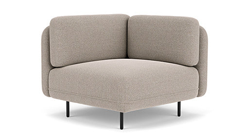 Ellis 1 Seater, Corner, Agnes Brown - Sofa Company