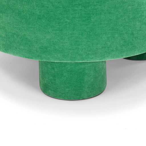 Faith Pouf, Moss Grass Green