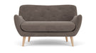 Herman, 2-seater sofa, Moss Shitake - Sofa Company
